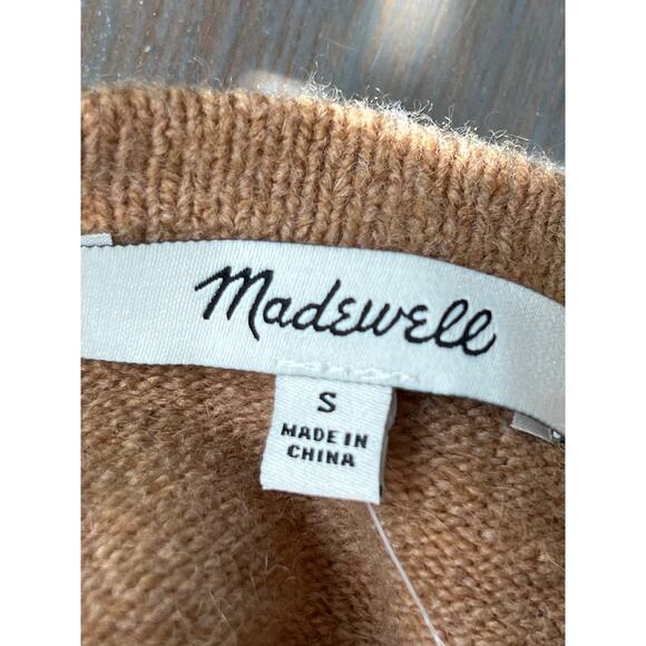 Madewell cream knit cardigan sweater neutral minimalist cozy fall scandi girl - Picture 7 of 8